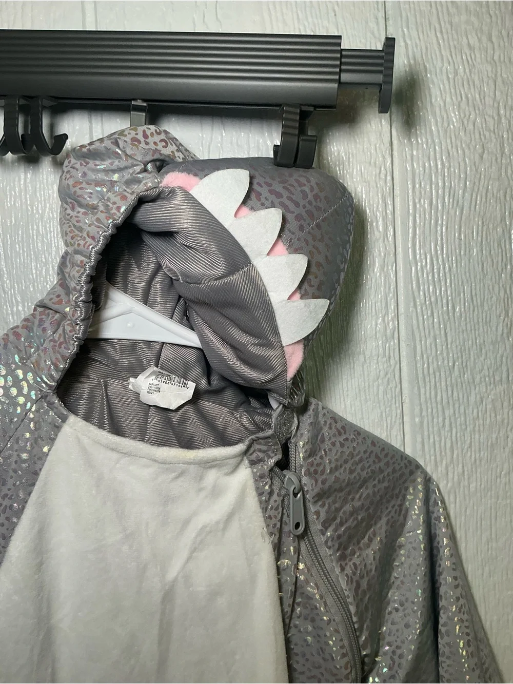 Target Kids Silver Shark Costume with Hooded Head